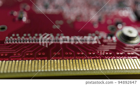 Image of semiconductor chip electronic components 94892647