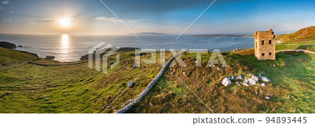 Aerial view of the Crohy Head Signal Tower at Maghery by Dungloe - Ireland Aerial view of the Crohy Head Signal Tower at Maghery by Dungloe - Ireland 94893445