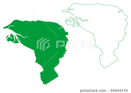 Barroquinha municipality (Ceara state, Municipalities of Brazil, Federative Republic of Brazil) map vector illustration, scribble sketch Barroquinha map Barroquinha municipality (Ceara state, Municipalities of Brazil, Federative Republic of Brazil) map vector illustration, scribble sketch Barroquinha map 94894334