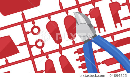 用鉗子切割塑料模型流道的插圖_16:9 94894823