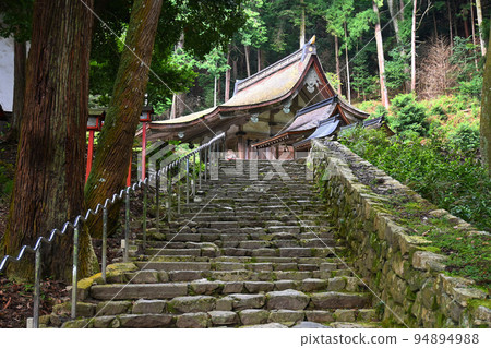 The approach to the mystical Hakusangu Shrine at Hiyoshi Taisha Shrine in Shiga Prefecture 94894988