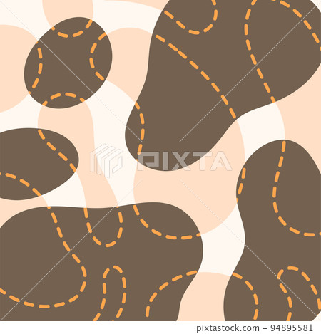 Poster with abstract geometric pattern. 94895581