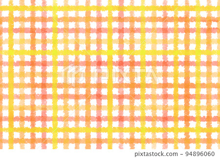 Background material _ check pattern _ orange 94896060