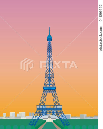 Eiffel Tower tour eiffel Paris paris evening view 94896462