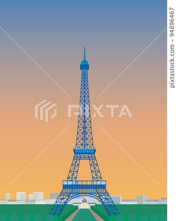 Eiffel Tower tour eiffel Paris paris evening view 94896467