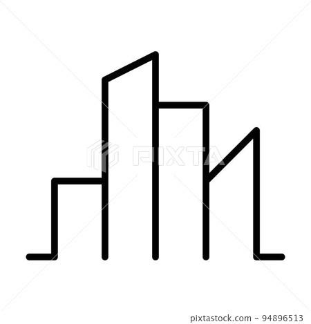 Building icon vector outline modern art minimal geometric line logo design element for city, construction, housing, apartment, business, real estate, mortgage, property company brand illustration Building icon vector outline modern art minimal geometric line logo design element for city, construction, housing, apartment, business, real estate, mortgage, property company brand illustration 94896513