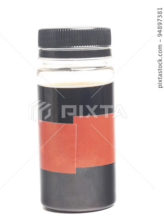 Soy sauce bottle isolated on white background 94897381