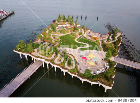 Little Island park at Pier 55 in New York new landmark of the city 94897804