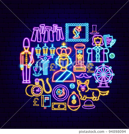 Great Britain England Neon Concept 94898094