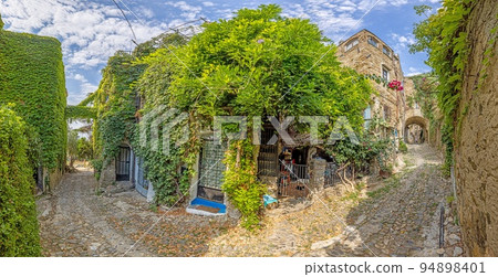 Picture from the abandoned historic ruined village of Bussana Picture from the abandoned historic ruined village of Bussana 94898401