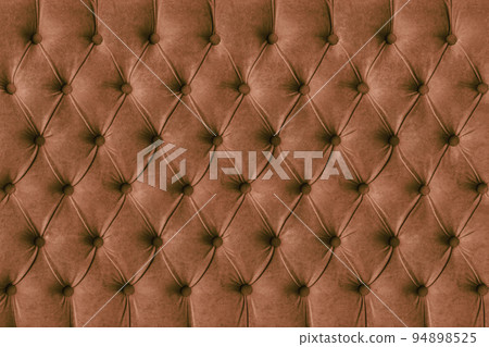 Brown capitone velours textile decoration with buttons Brown capitone velours textile decoration with buttons 94898525