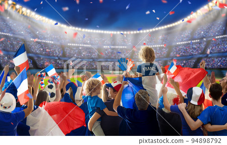 France football team supporter. French fan 94898792