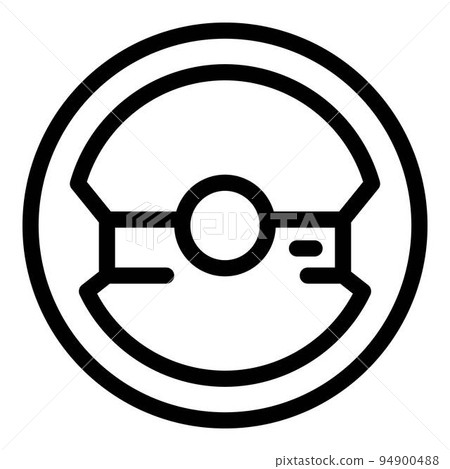 Design steering wheel icon. Outline design steering wheel vector icon for web design isolated on white background Design steering wheel icon. Outline design steering wheel vector icon for web design isolated on white background 94900488