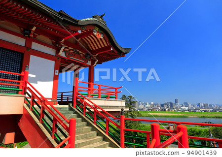 [廣島縣]晴天的草戶稻荷神社 94901439