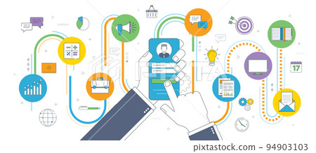 Mobile phone and application. 94903103