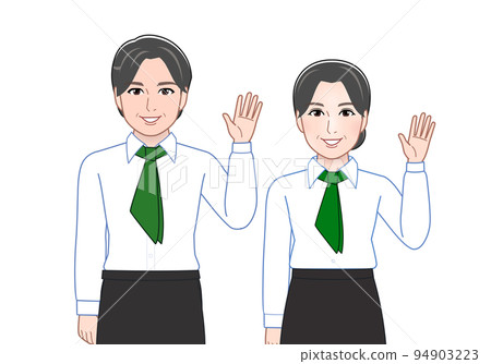 A mix of working men and women A mix of working men and women 94903223