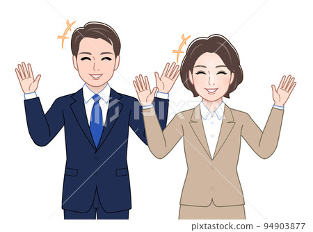 穿制服的男人和女人 94903877