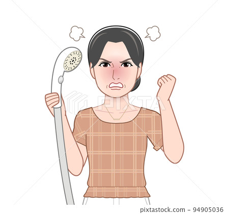 woman cleaning the bathroom woman cleaning the bathroom 94905036