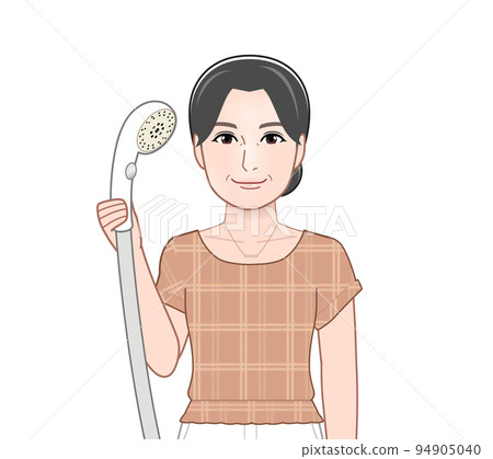 打掃浴室的女人 94905040