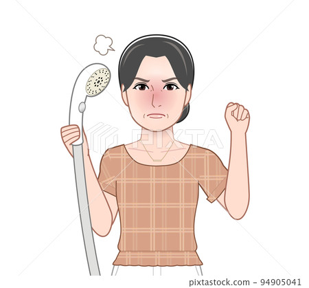 woman cleaning the bathroom woman cleaning the bathroom 94905041