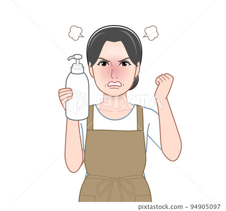 housewife with shampoo housewife with shampoo 94905097