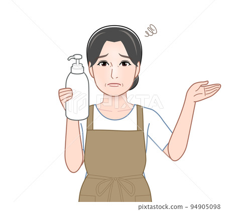 housewife with shampoo housewife with shampoo 94905098