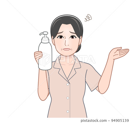 有洗髮水的家庭主婦 94905139