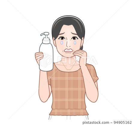 young woman with shampoo 94905162