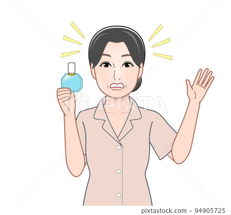 滴眼藥水的年輕女子 滴眼藥水的年輕女子 94905725