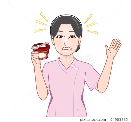 woman with fancy ice cream 94905885