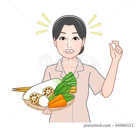 帶根菜的年輕女子 帶根菜的年輕女子 94906121