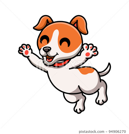 Cute jack russel dog cartoon Cute jack russel dog cartoon 94906270