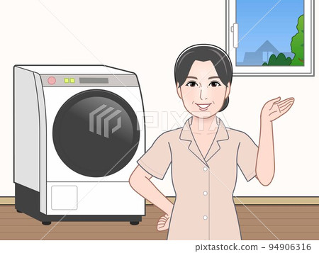 洗衣機和女人 94906316