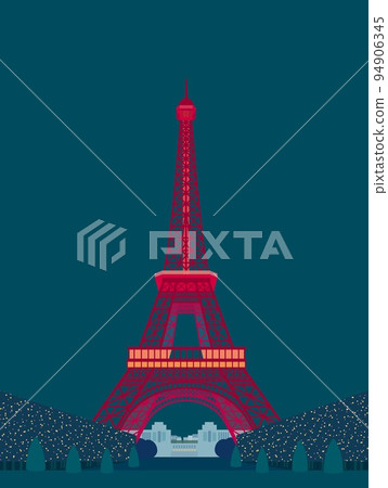 埃菲爾鐵塔遊覽埃菲爾巴黎 94906345