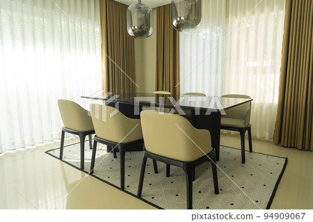 empty dining table set and chair empty dining table set and chair 94909067