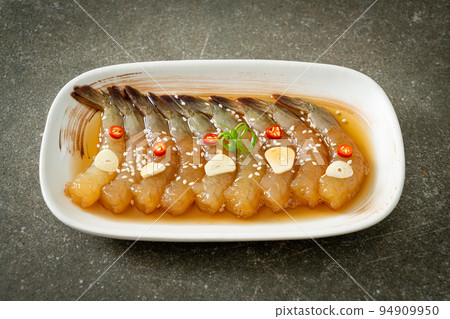 Korean Style Pickled Prawns or  Korean Soy Sauce Pickled Shrimp 94909950