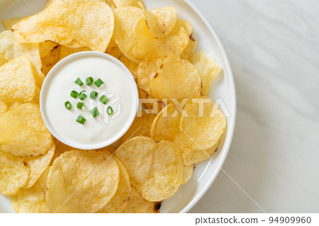 potato chips with sour cream potato chips with sour cream 94909960