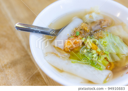 Ding Bian Cuo famous Keelung night market food Ding Bian Cuo famous Keelung night market food 94910883
