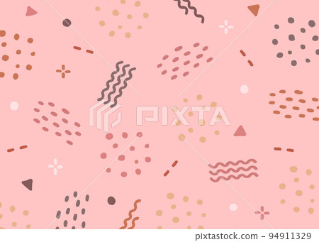 Geometry background handwriting style pink 94911329
