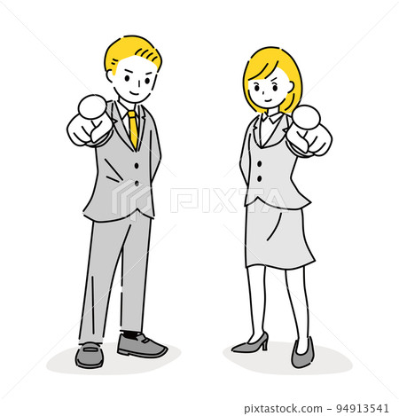 直指的商務人士 94913541