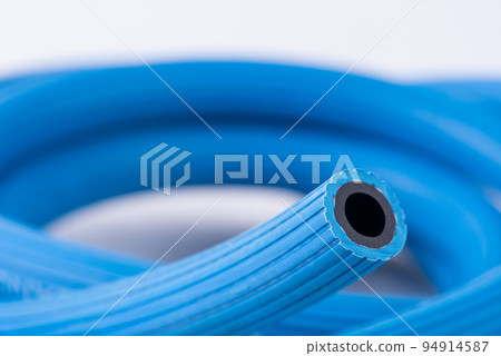Roll of oxygen hose close-up Roll of oxygen hose close-up 94914587