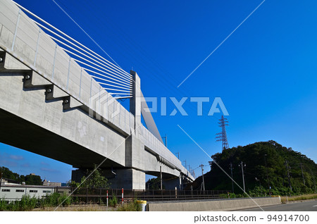 Ishikawa Prefecture Hokuriku Shinkansen Hosotsubo Bridge Ishikawa Prefecture Hokuriku Shinkansen Hosotsubo Bridge 94914700