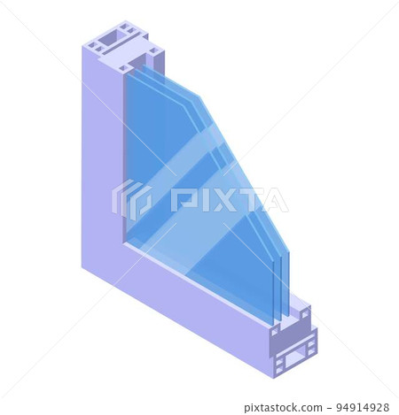 Soundproofing section icon. Isometric of soundproofing section vector icon for web design isolated on white background 94914928