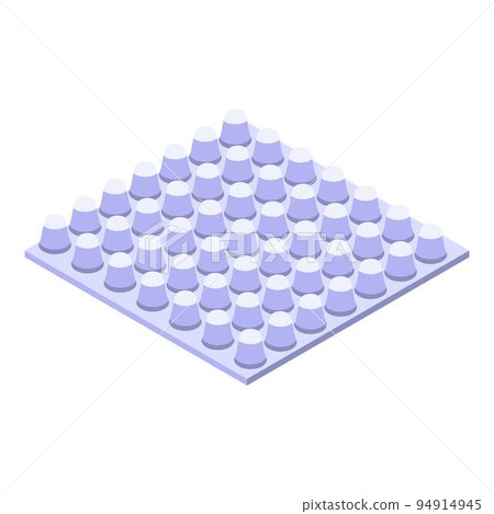 Soundproofing icon. Isometric of soundproofing vector icon for web design isolated on white background 94914945
