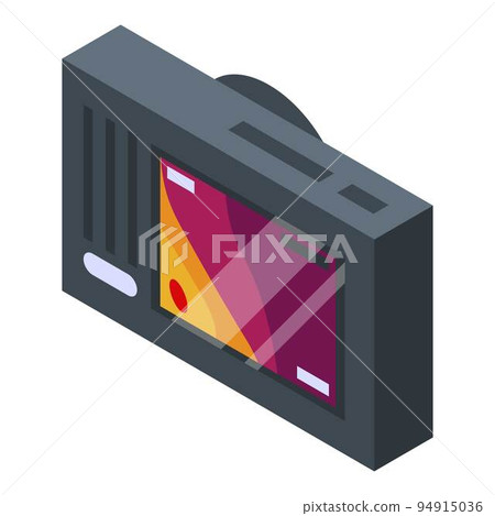 Camera thermal imager icon. Isometric of camera thermal imager vector icon for web design isolated on white background 94915036