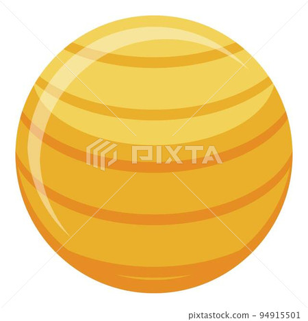 Fitness ball icon. Isometric of fitness ball vector icon for web design isolated on white background Fitness ball icon. Isometric of fitness ball vector icon for web design isolated on white background 94915501