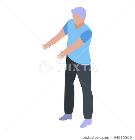 Healthy senior exercise icon. Isometric of healthy senior exercise vector icon for web design isolated on white background Healthy senior exercise icon. Isometric of healthy senior exercise vector icon for web design isolated on white background 94915509