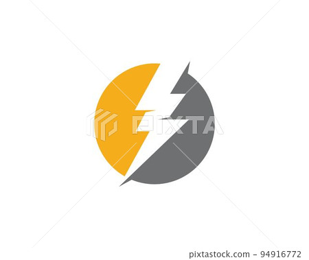 Lightning Logo Template vector icon 94916772