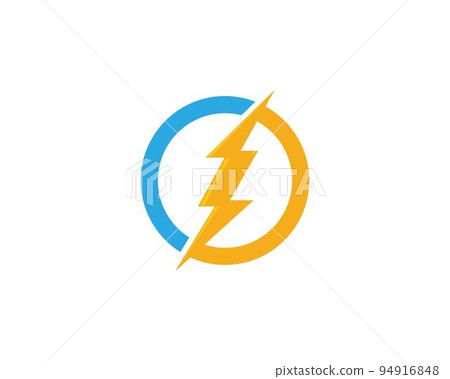 Lightning Logo Template vector icon 94916848