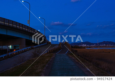 Takasago, Hyogo Prefecture Road along the Kako River Takasago, Hyogo Prefecture Road along the Kako River 94917424